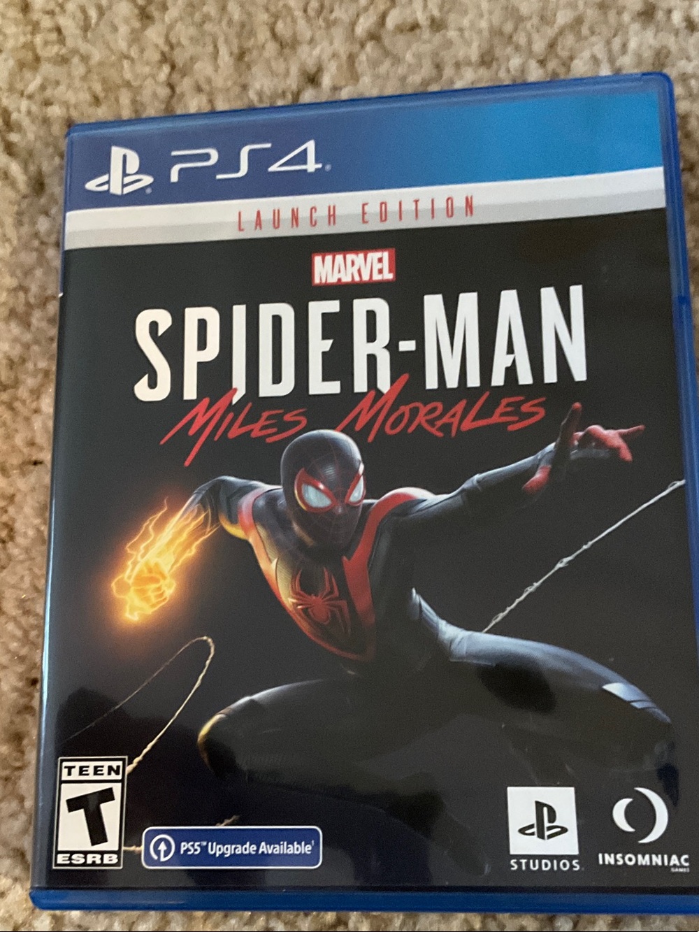 PlayStation PS4 Marvel Spider-Man: Miles Morales - Black & Red
